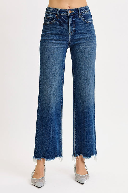 Risen Tummy Control Dark Denim Jeans